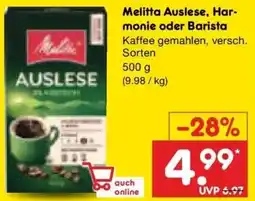 Netto Marken-Discount DE Melitta Auslese aanbieding