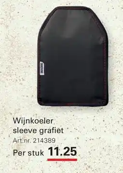 Sligro Wijnkoeler sleeve grafiet aanbieding
