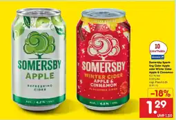 Netto Marken-Discount DE Somersby Winter Cider Apple & Cinnamon aanbieding
