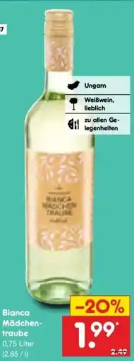 Netto Marken-Discount DE Bianca Mädchen-traube aanbieding