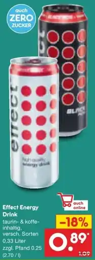 Netto Marken-Discount DE effect effect energy drink aanbieding