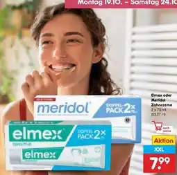 Netto Marken-Discount DE elmex oder meridol zahncreme aanbieding