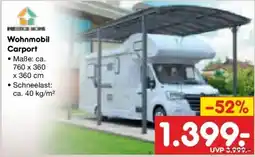 Netto Marken-Discount DE Wohnmobil Carport aanbieding