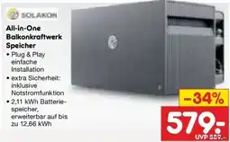 Netto Marken-Discount DE solakon all-in-one balkonkraftwerk speicher aanbieding