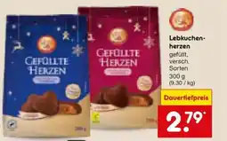 Netto Marken-Discount DE Lebkuchenherzen aanbieding