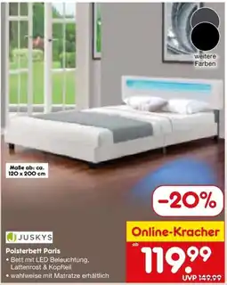 Netto Marken-Discount DE Juskys polsterbett paris aanbieding