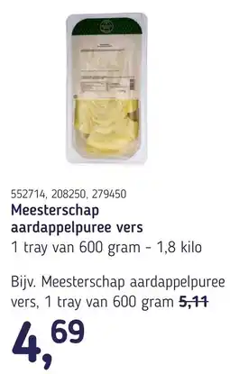 Van Hoeckel Meesterschap aardappelpuree vers aanbieding