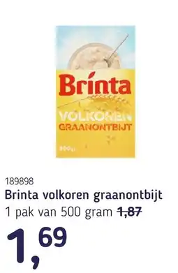 Van Hoeckel Brinta volkkoren graanontbijt aanbieding