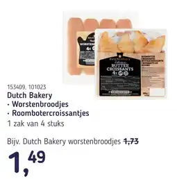 Van Hoeckel Dutch Bakery Worstenbroodjes Roombotercroissantjes aanbieding