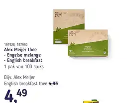 Van Hoeckel Alex Meijer thee aanbieding