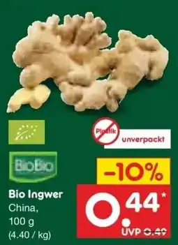 Netto Marken-Discount DE Bio Ingwer aanbieding