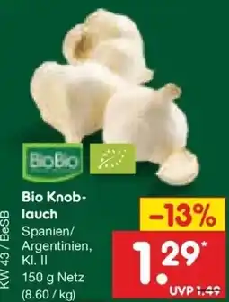 Netto Marken-Discount DE Bio Knoblauch aanbieding