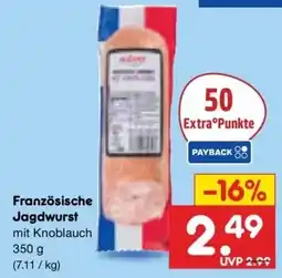 Netto Marken-Discount DE Französische Jagdwurst mit Knoblauch aanbieding
