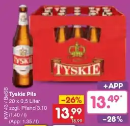 Netto Marken-Discount DE Tyskie Pils aanbieding