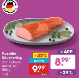 Netto Marken-Discount DE Kasseler Räucherling aanbieding