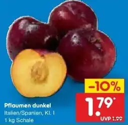 Netto Marken-Discount DE Pflaumen dunkel aanbieding