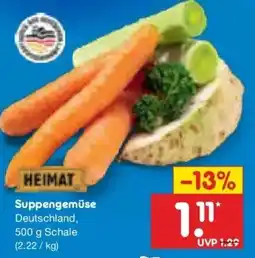 Netto Marken-Discount DE heimat suppengemüse aanbieding