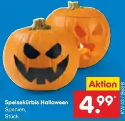 Netto Marken-Discount DE Speisekürbis Halloween aanbieding