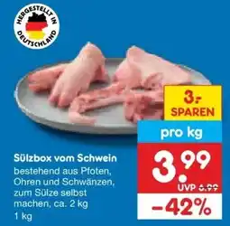 Netto Marken-Discount DE Sülzbox vom Schwein aanbieding