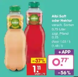 Netto Marken-Discount DE Albi Saft oder Nektar aanbieding