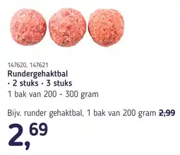 Van Hoeckel Rundergehaktbal aanbieding