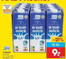 Netto Marken-Discount DE Gutes Land H-Vollmilch aanbieding