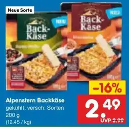 Netto Marken-Discount DE Alpenstern Backkäse aanbieding