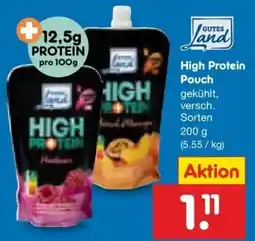 Netto Marken-Discount DE Gutes Land High Protein Pouch aanbieding