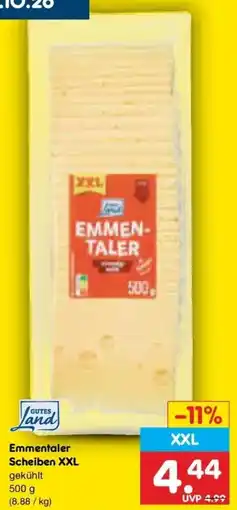 Netto Marken-Discount DE Gutes Land Emmentaler Scheiben XXL aanbieding