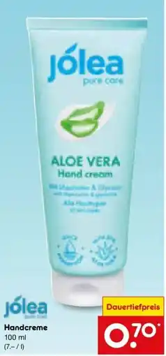 Netto Marken-Discount DE jólea handcreme aanbieding