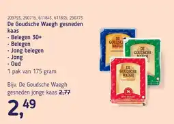 Van Hoeckel De Goudsche Waegh gesneden kaas aanbieding
