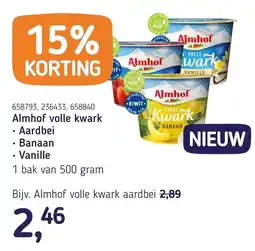 Van Hoeckel Almhof volle kwark aanbieding