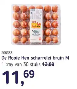 Van Hoeckel De Rooie Hen scharrelei bruin M aanbieding