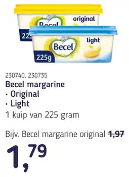 Van Hoeckel Becel margarine aanbieding