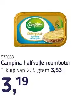 Van Hoeckel Campina halfvolle roomboter aanbieding