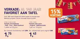 Van Hoeckel Verkade Verkade chocoladereep aanbieding