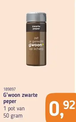 Van Hoeckel G'woon zwarte peper aanbieding