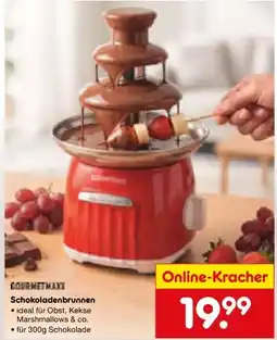 Netto Marken-Discount DE GOURMETMAXI Schokoladenbrunnen aanbieding