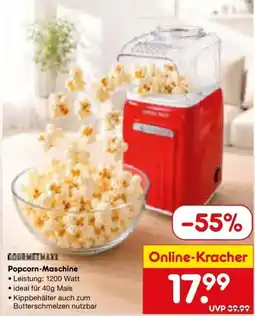 Netto Marken-Discount DE gourmetmaxx popcorn-maschine aanbieding