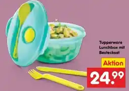 Netto Marken-Discount DE Tupperware Lunchbox mit Besteckset aanbieding
