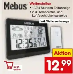 Netto Marken-Discount DE Mebus Wetterstation aanbieding
