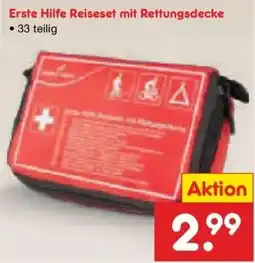Netto Marken-Discount DE Erste Hilfe Reiseset aanbieding