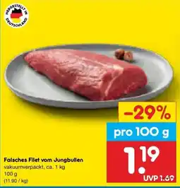 Netto Marken-Discount DE Falsches Filet vom Jungbullen aanbieding