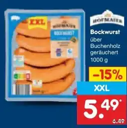 Netto Marken-Discount DE Hofmaier Bockwurst aanbieding
