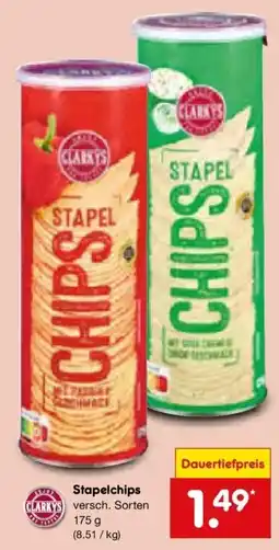 Netto Marken-Discount DE Clarkys Stapelchips aanbieding