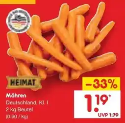 Netto Marken-Discount DE Heimat Möhren aanbieding
