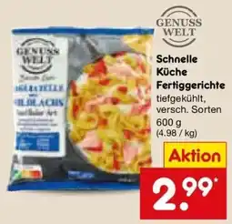 Netto Marken-Discount DE genuss welt schnelle küche fertiggerichte aanbieding