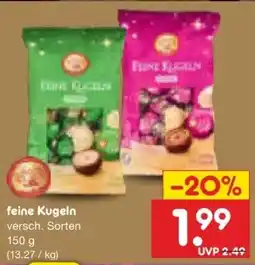 Netto Marken-Discount DE feine Kugeln aanbieding