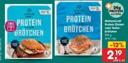 Netto Marken-Discount DE Mühlenkraft Protein Dinkel- oder Haferbrötchen aanbieding