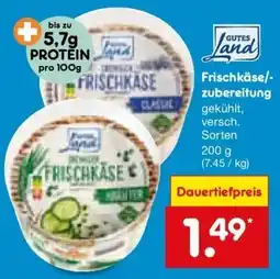 Netto Marken-Discount DE Gutes Land Frischkäse/-zubereitung aanbieding
